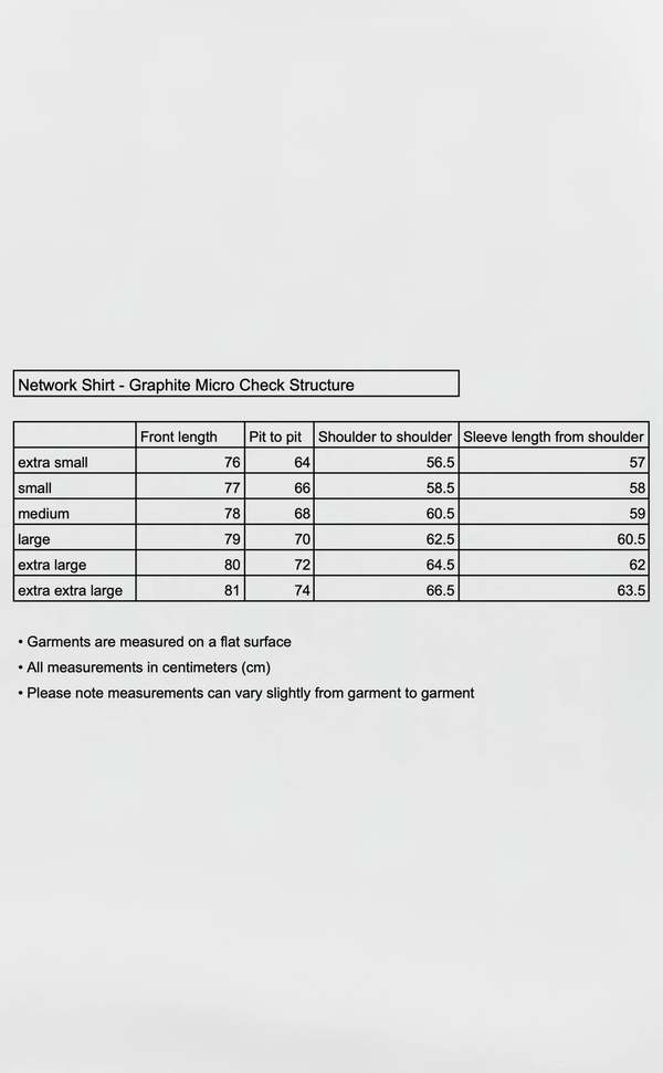 mfpen Network Shirt - Graphite Micro Structure