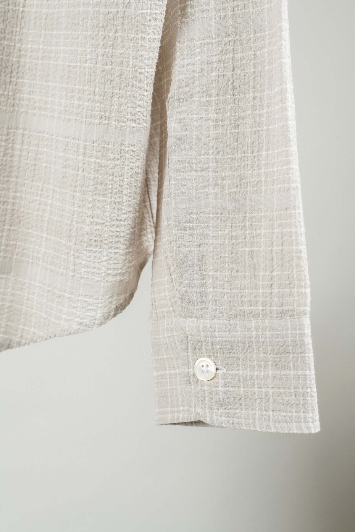 mfpen Vacation Shirt - Chalk Seersucker Check - Image 6 of 9