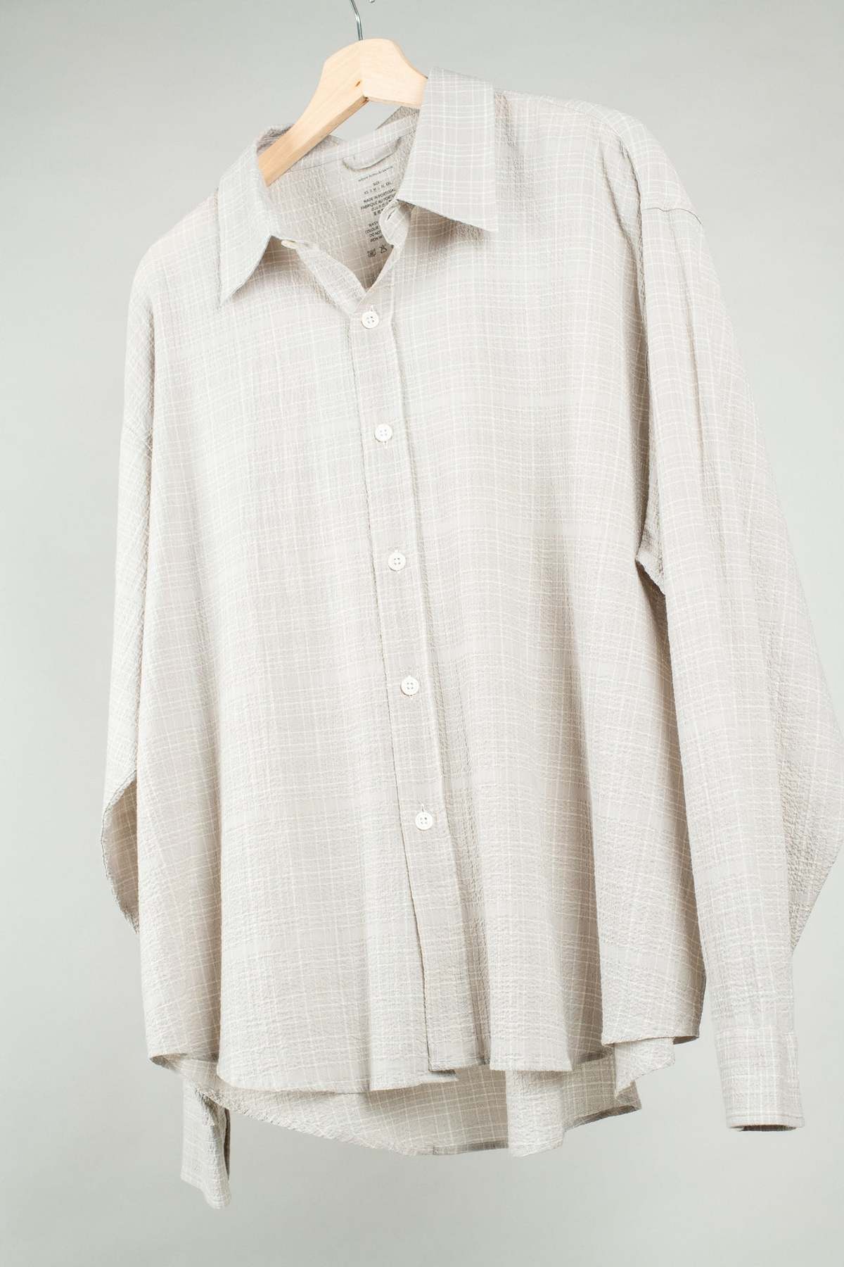 mfpen Vacation Shirt - Chalk Seersucker Check - Image 8 of 9