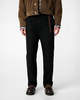 Studio Nicholson Denver Cotton Canvas Workwear Pants - Black - Thumbnail 3