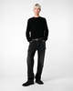 Studio Nicholson Portland Waffle Knit Sweater - Black - Thumbnail 4