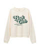Sunny Somewhere Book Club Raglan Crew - Thumbnail 1