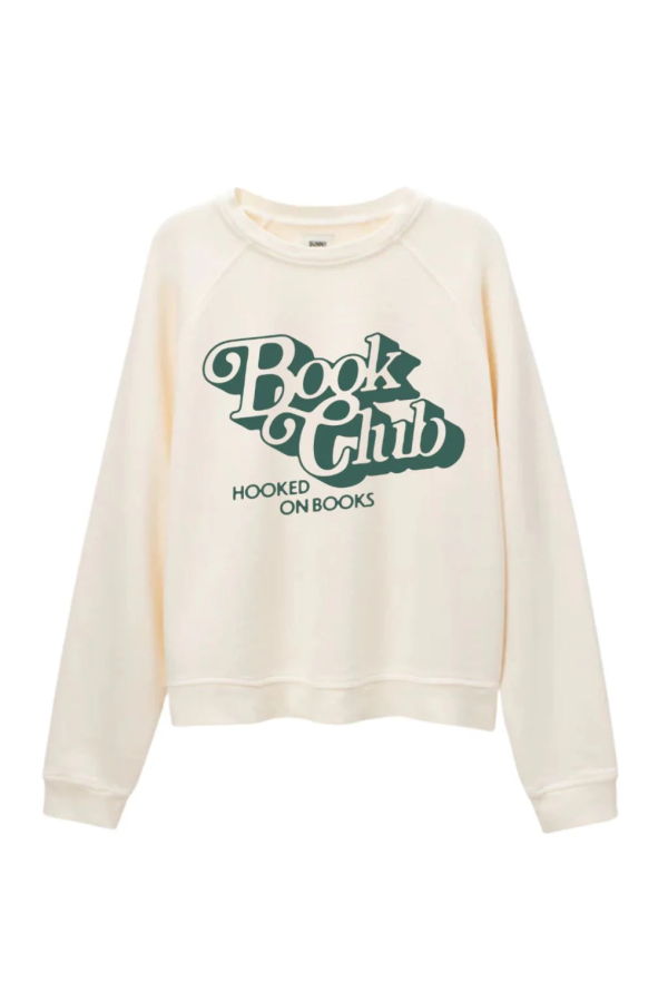 Sunny Somewhere Book Club Raglan Crew