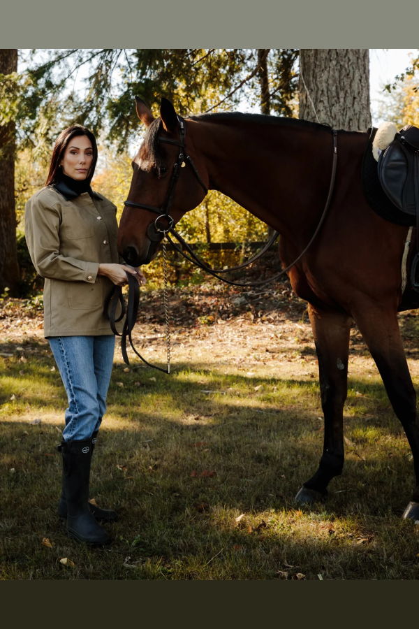 Brunette the Label Barn Coat - Khaki