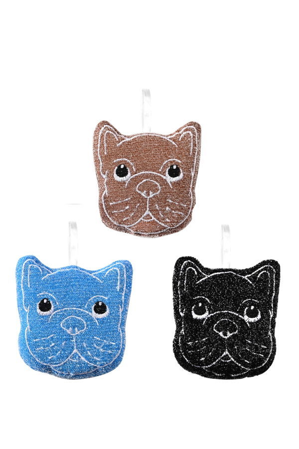 Fox Run Brands Bulldog Dish Scrubber Set