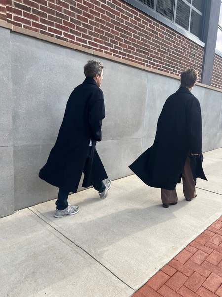 S.K. Manor Hill Corduroy Canopy Coat - Black | Garmentory