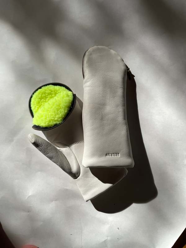 Aristide Fleece Lambskin Mittens Aristide Fleece Lambskin Mittens