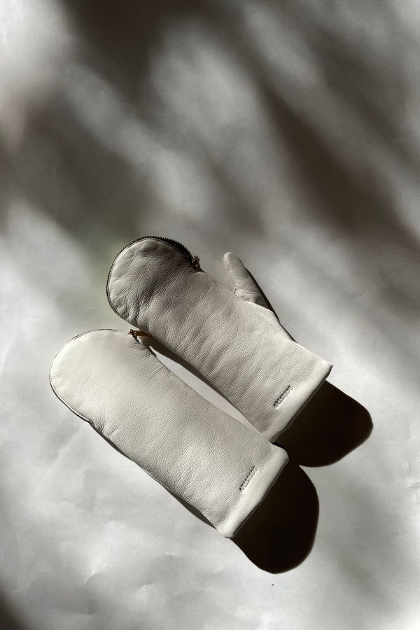 Aristide Fleece Lambskin Mittens