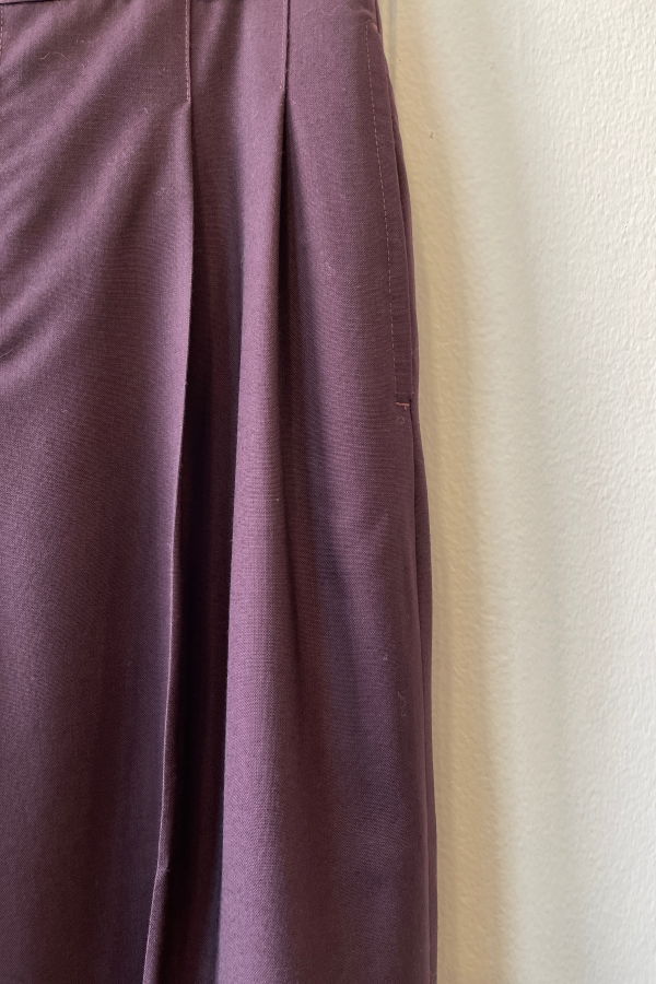 Coltesse Two-Pleat Pants - Purple