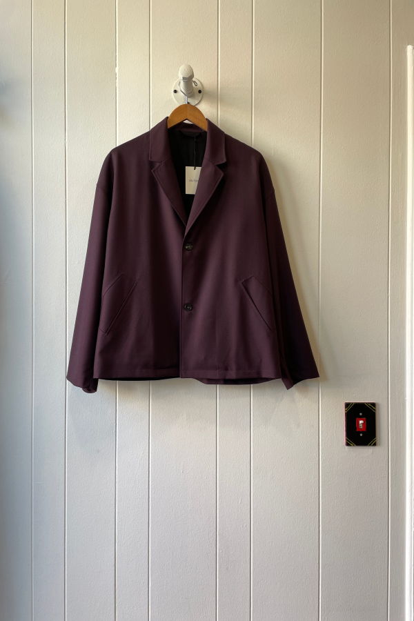 Coltesse Wool Blazer - Purple
