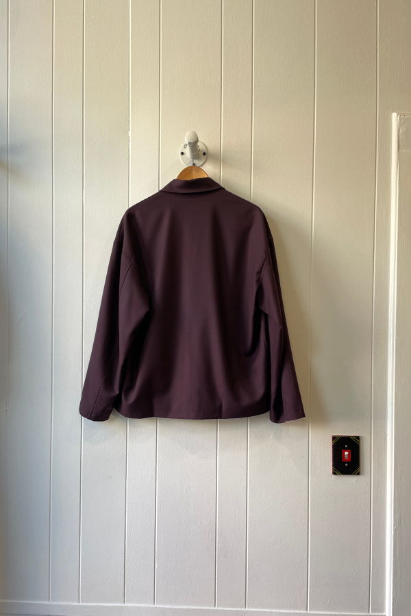 Coltesse Wool Blazer - Purple