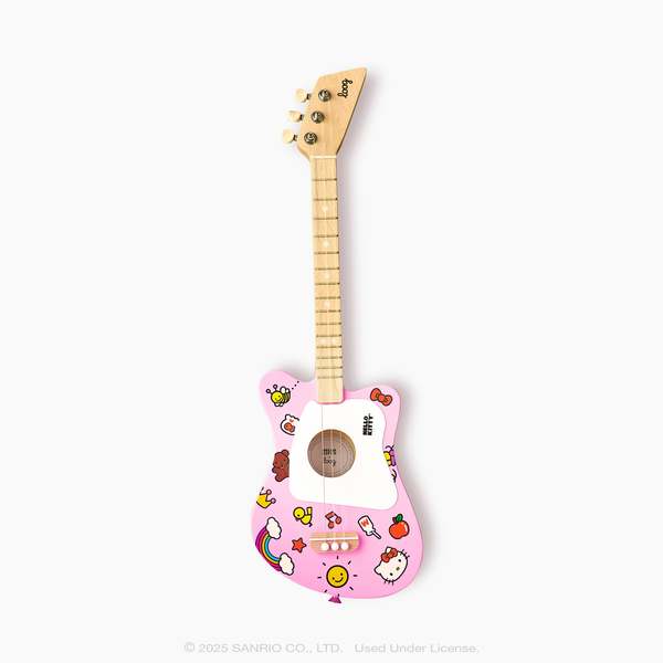 Loog Guitars Mini Guitar Hello Kitty
