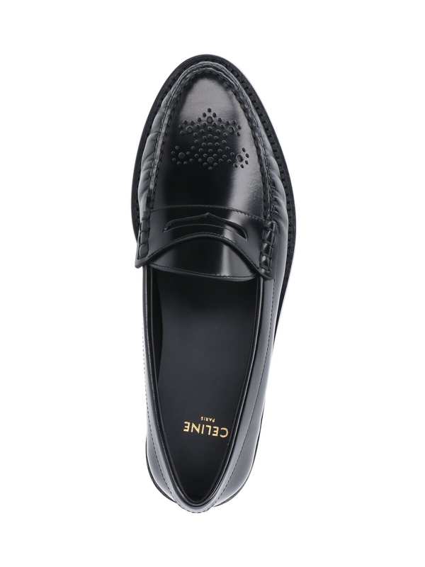 Celine Vivienne Loafers - Black