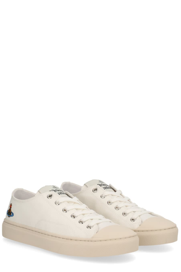 Vivienne Westwood Low Top Plimsoll Sneaker - White