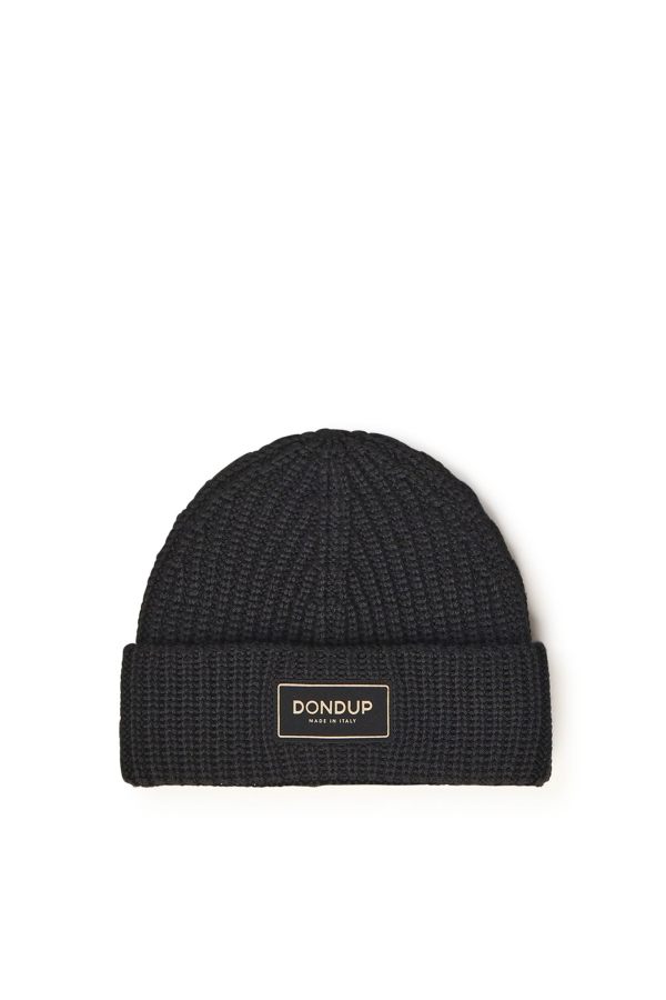 Dondup Technical Wool Hat - Black