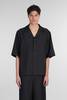 Alexander McQueen Viscose Blend Shirt - Black - Thumbnail 1