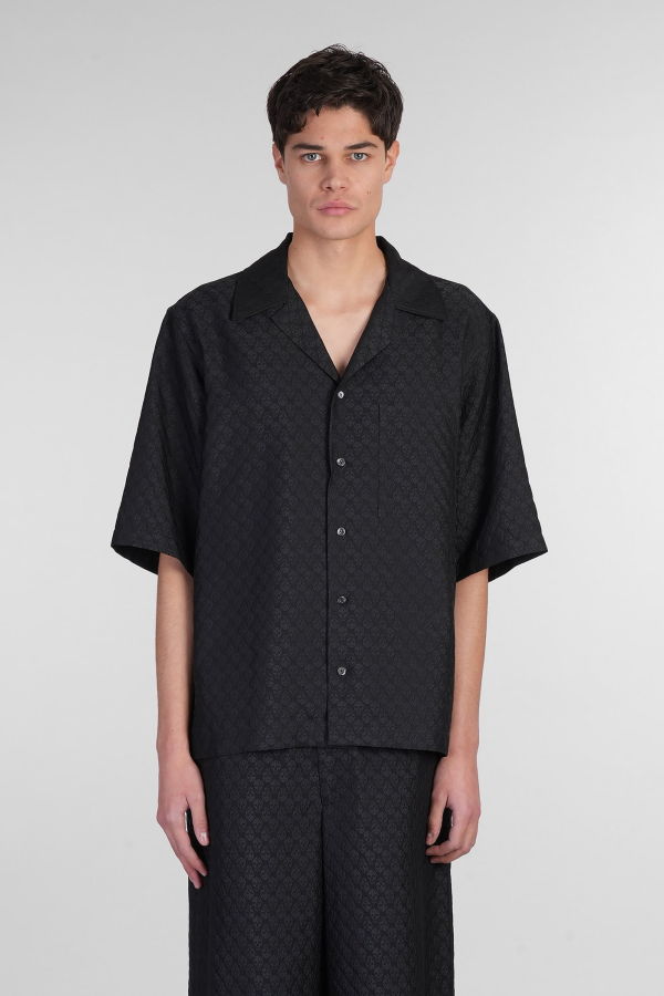 Alexander McQueen Viscose Blend Shirt - Black