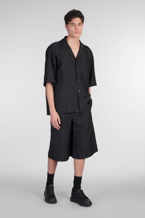 Alexander McQueen Viscose Blend Shirt - Black