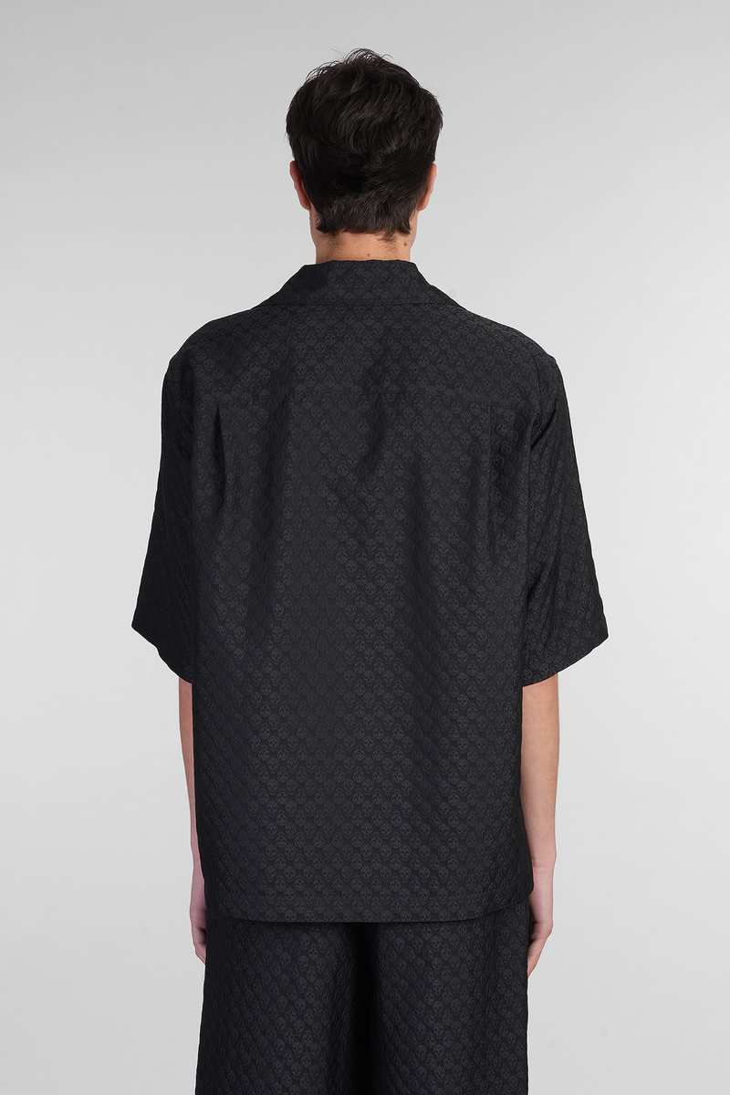 Alexander McQueen Viscose Blend Shirt - Black