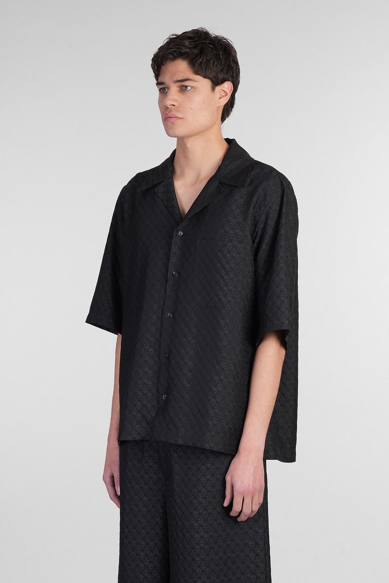 Alexander McQueen Viscose Blend Shirt - Black