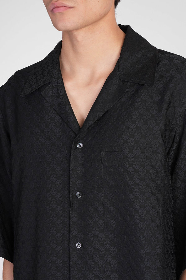 Alexander McQueen Viscose Blend Shirt - Black