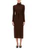 A.P.C. Marianna Midi Dress - Brown - Thumbnail 1