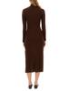 A.P.C. Marianna Midi Dress - Brown - Thumbnail 3