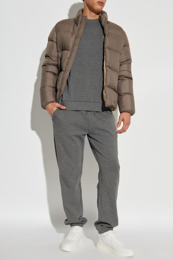 Woolrich Down Jacket With Stand-Up Collar - Falcon