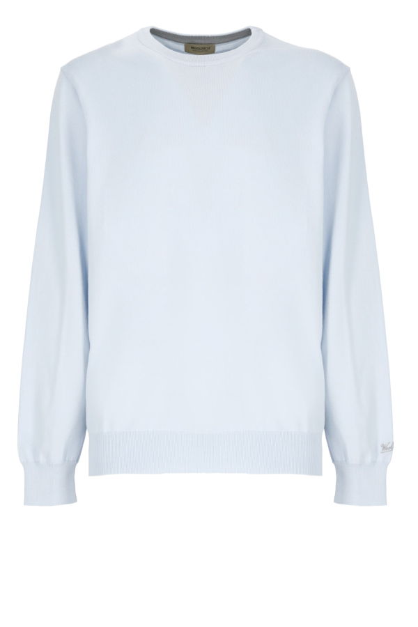 Woolrich Cotton Sweater - Light Blue