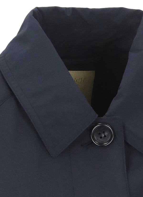 Woolrich Summer Trench Coat - Melton Blue