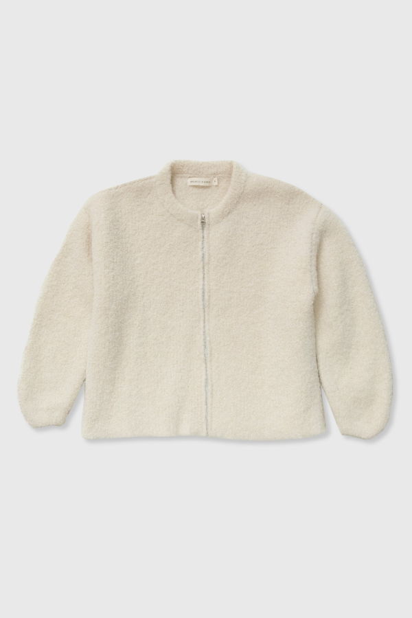 Micaela Greg Boucle Zip Cardigan