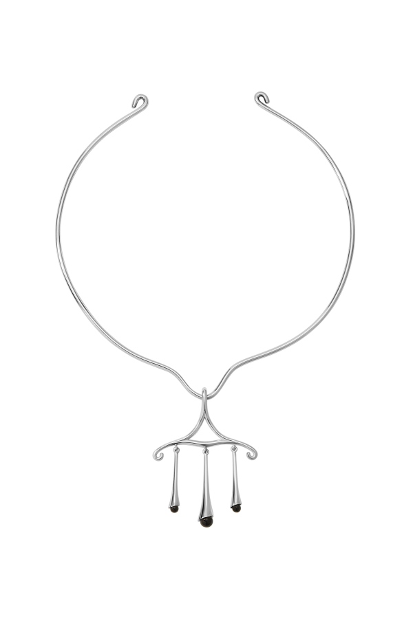 MAANCY Chandelier Scroll Necklace