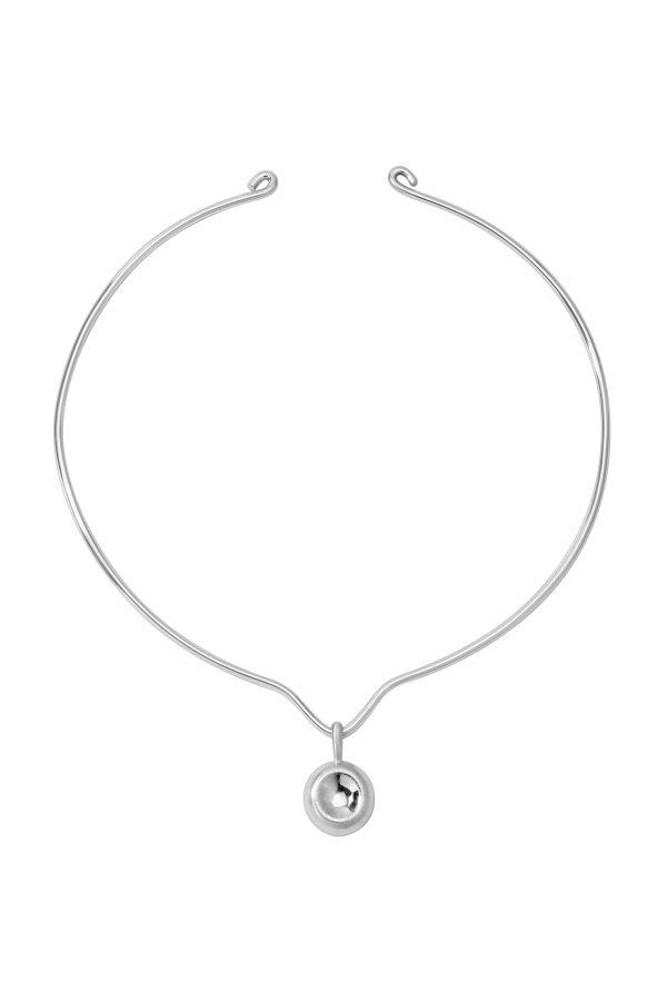 MAANCY Mirror Scroll Necklace