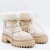 Hogan Cream Boots - Boots - Beige - Thumbnail 2