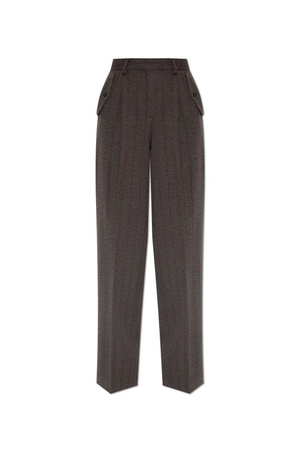 Golden Goose Creased Trousers - Cocoa Brown