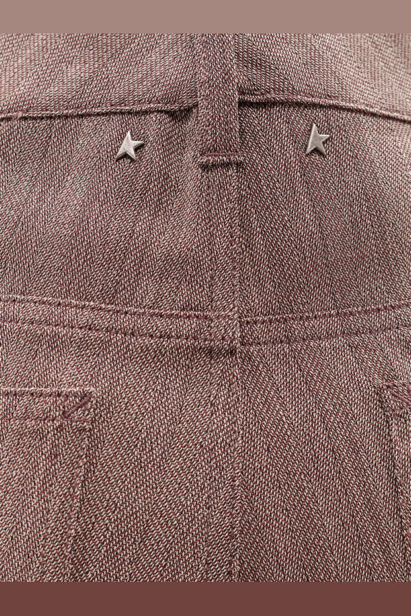 Golden Goose Marley Virgin Wool Blend Trousers - Maroon