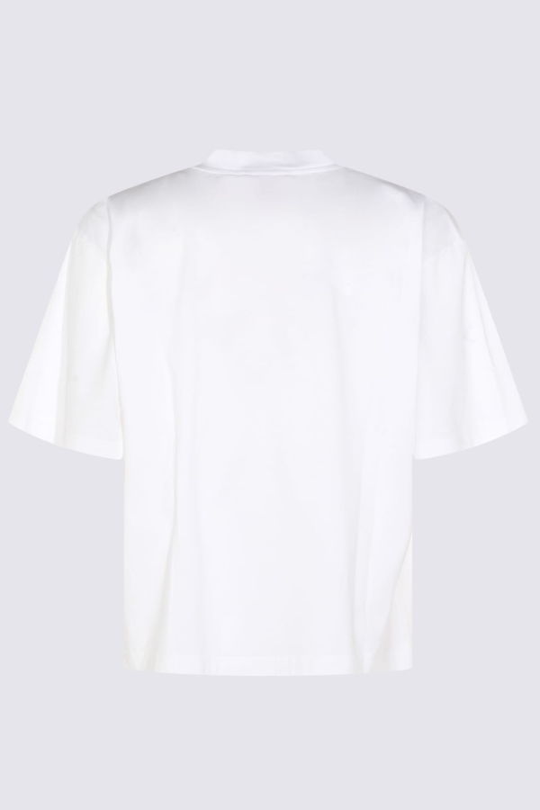 Marni White Cotton T-shirt - Lily White