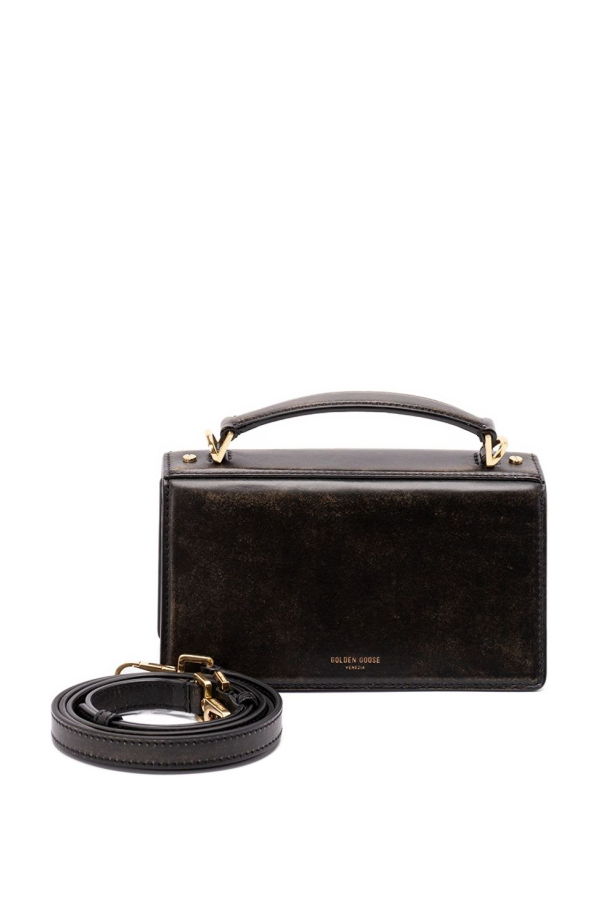 Golden Goose Venezia Small Leather Handbag - Black