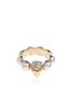 Alexander McQueen Ring With Shimmering Crystals - Gold - Thumbnail 1