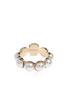 Alexander McQueen Ring With Shimmering Crystals - Gold - Thumbnail 4
