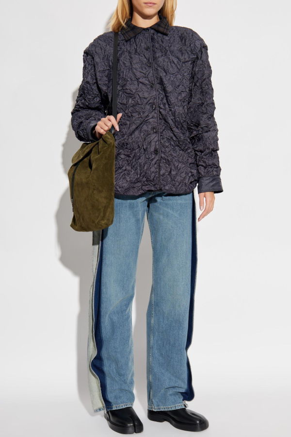 MM6 Maison Margiela Jeans With Stitching Jeans - Light Blue