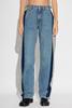 MM6 Maison Margiela Jeans With Stitching Jeans - Light Blue - Thumbnail 3