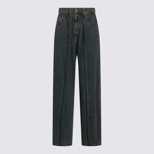 MM6 Maison Margiela Light Grey Cotton Jeans