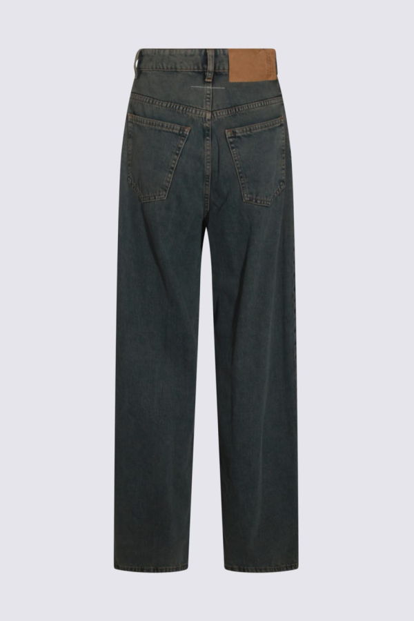 MM6 Maison Margiela Light Grey Cotton Jeans