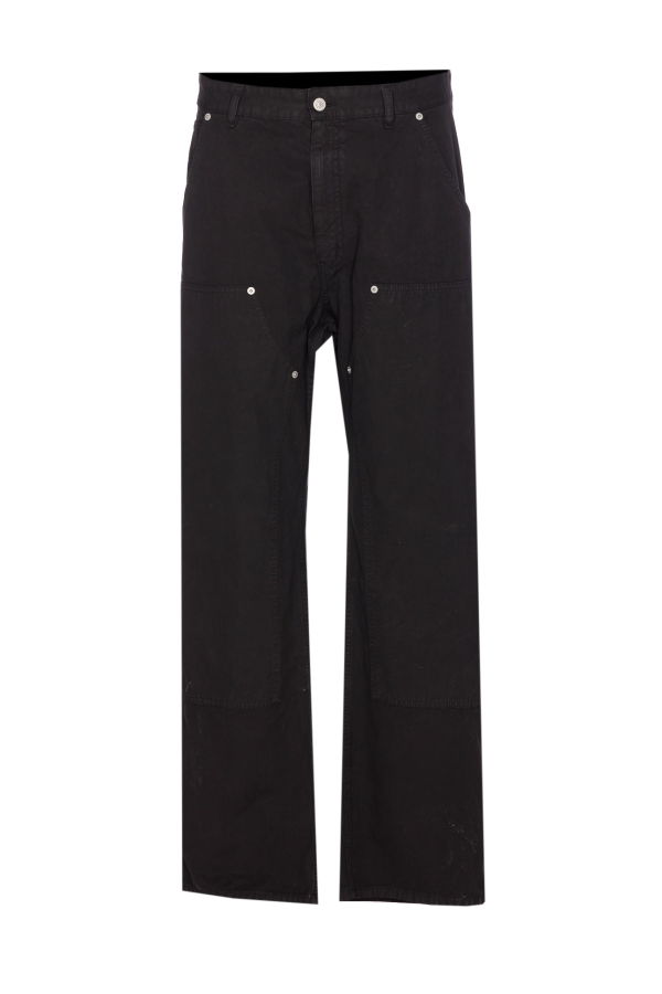 MM6 Maison Margiela Straight Leg Jeans - Black