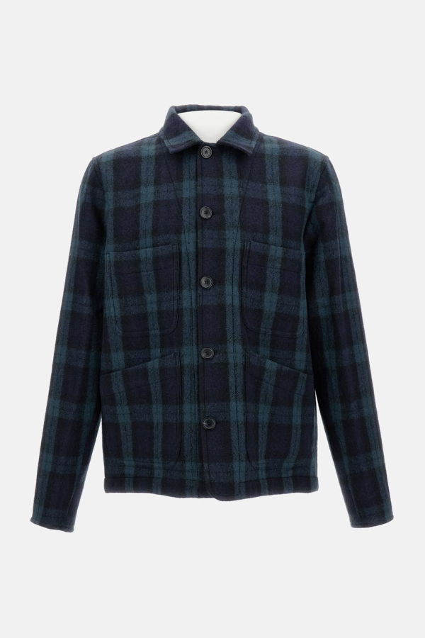 PAUL SMITH Wool Jacket With Buttons Blazer - MultiColour