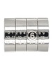 MM6 Maison Margiela Stacked Numeric Metal Ring - Silver - Thumbnail 1