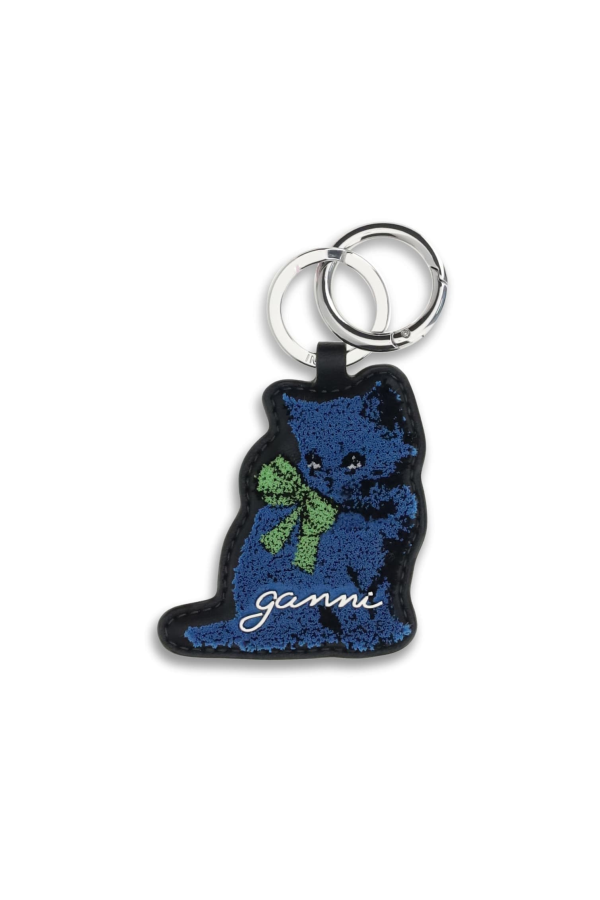 Ganni Kitty Keyring