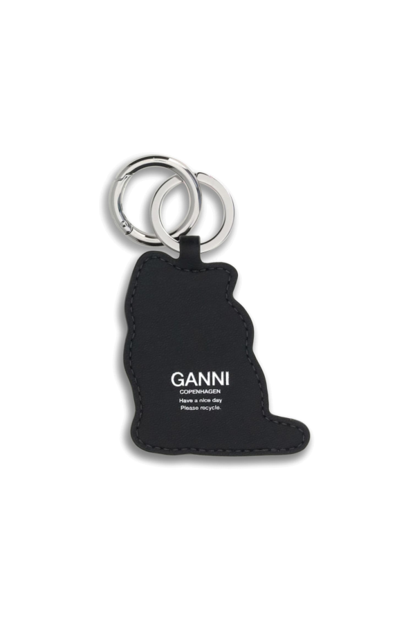 Ganni Kitty Keyring