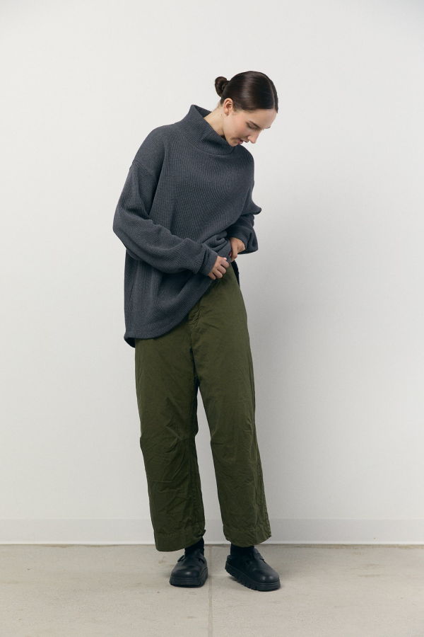 Vritcoeur Garment-Dye Pants - Khaki